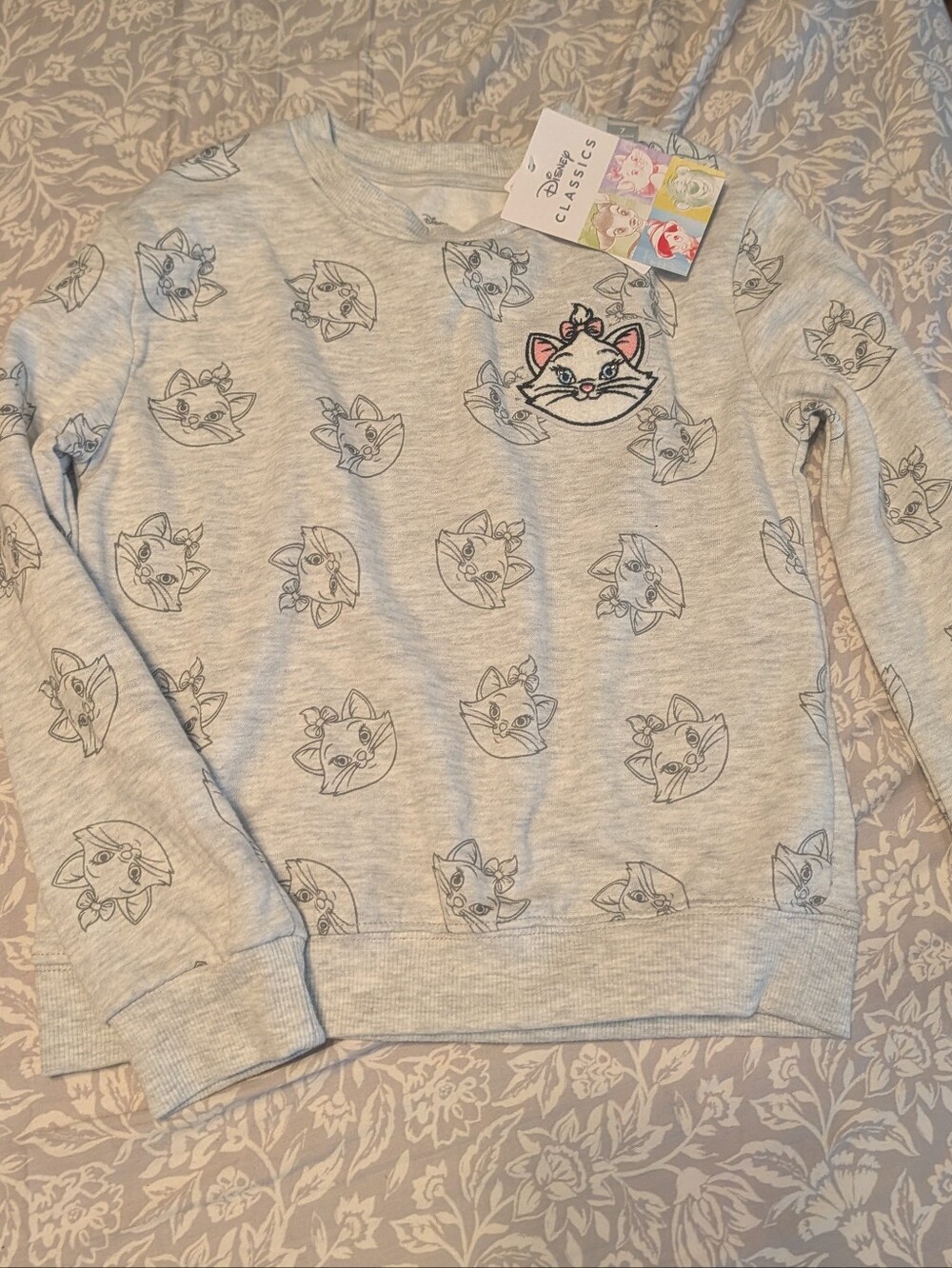 Aristocats Marie Sweatshirt with Embroidered Patch